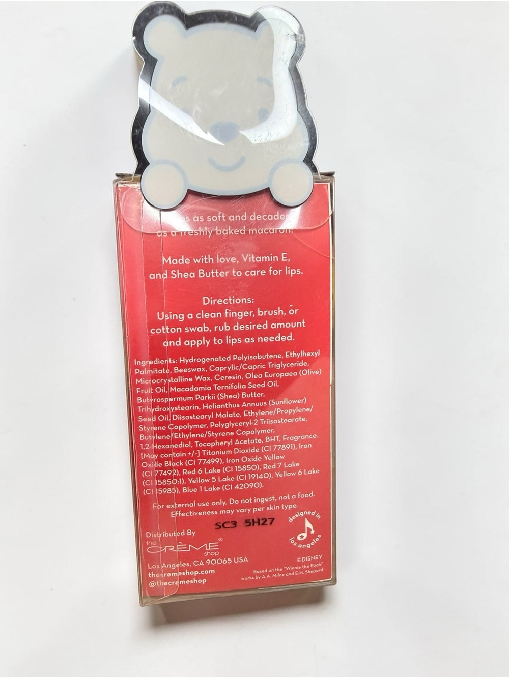Winnie the Pooh Lemon Honeycomb Lip Balm - Picture 3 of 3